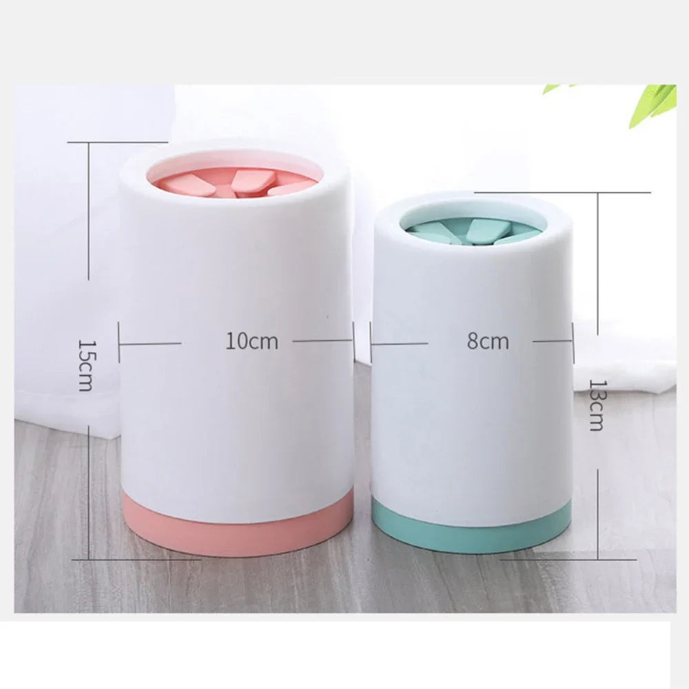 Dog Paw Cleaner Cup Soft Silicone Combs Portable Outdoor Pet Towel Foot Washer Paw Clean Brush Quickly Wash Foot Cleaning Bucket
